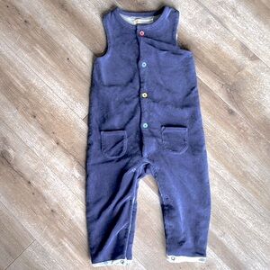 Baby Boden romper, overalls, navy blue, lined 18-24 months